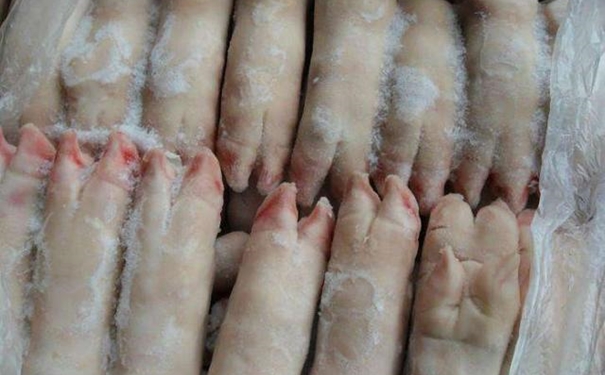 冷冻猪蹄进口报关的注意事项 冷冻猪蹄进口报关