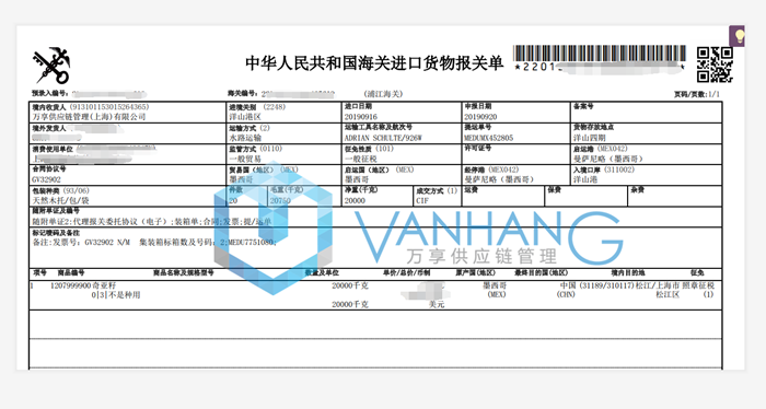 进口奇亚籽报关